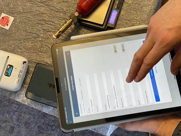 Installatationsbericht erfassen