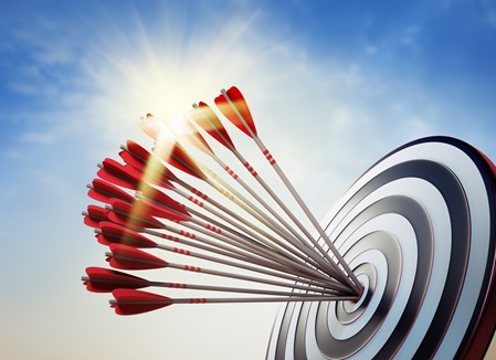 Gewinnen, Erfolg, Geschäftsleben, Dartpfeil, Zielscheibe