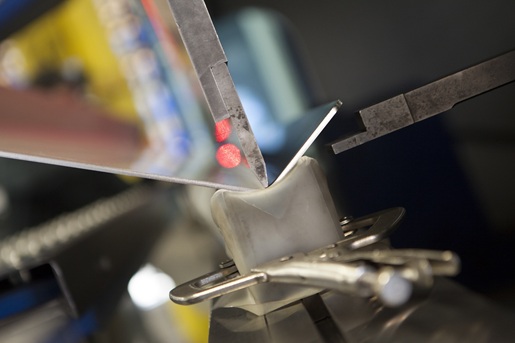 Stanzpresse, Faustschlag, Guillotine, Metall, Walzblech