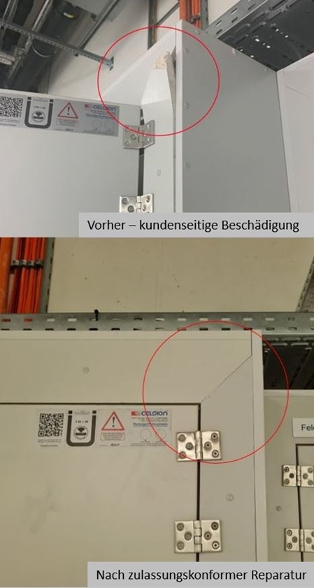 Reparatur Celsion Brandschutzschrank